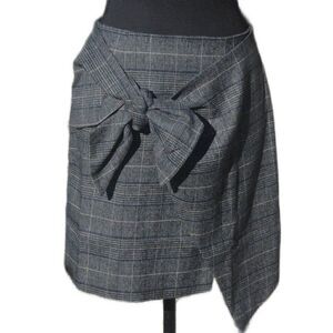 By Together Bow Tie Front Faux Wrap Skirt Size Medium New with Tags